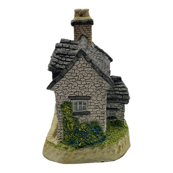 Vintage 1989 David Winter Burns Reading Room Cottage British Traditions Box COA - Picture 5 of 10